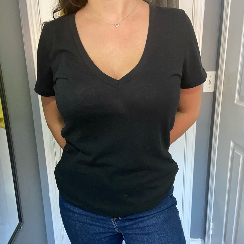 Black v neck